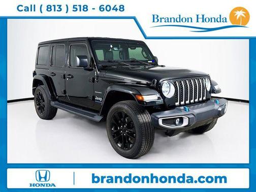 Black Clearcoat 2023 Jeep Wrangler 4xe Sahara
