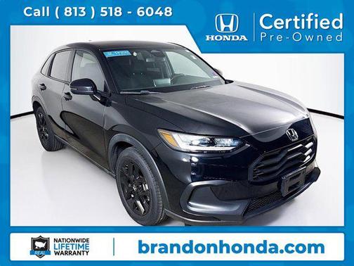 Black 2023 Honda HR-V AWD Sport