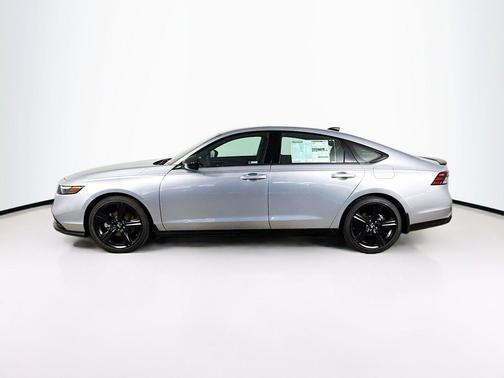 Solar Silver Metallic 2025 Honda Accord Hybrid Sport-L