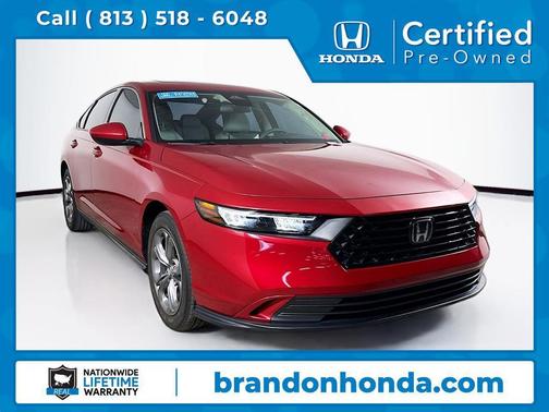 Radiant Red 2024 Honda Accord EX