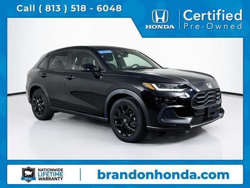 Crystal Black Pearl 2024 Honda HR-V Sport