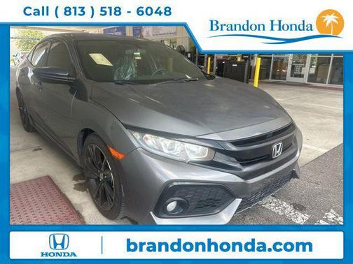 Modern Steel Metallic 2018 Honda Civic Sport