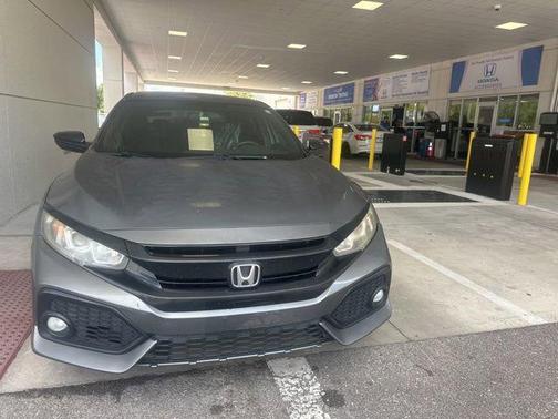 Modern Steel Metallic 2018 Honda Civic Sport