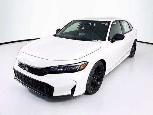 Platinum White Pearl 2026 Honda Civic Sport