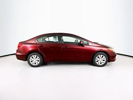 Red 2012 Honda Civic LX