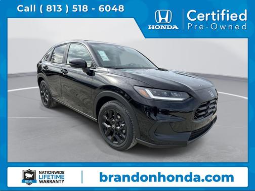 Crystal Black Pearl 2024 Honda HR-V Sport