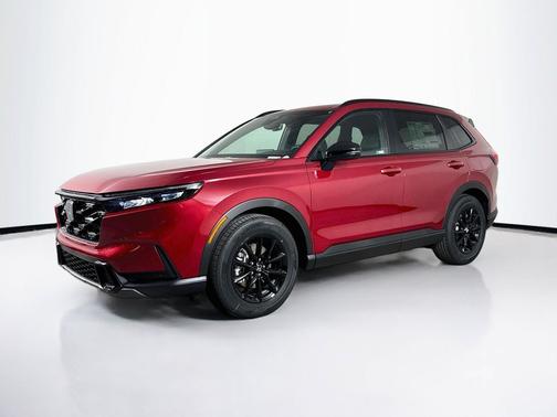Radiant Red Metallic 2026 Honda CR-V Hybrid Sport-L FWD