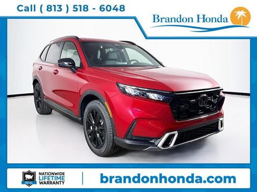Radiant Red Metallic 2026 Honda CR-V Hybrid Sport Touring AWD