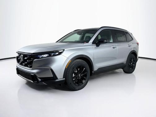 Solar Silver Metallic 2026 Honda CR-V Hybrid Sport-L FWD