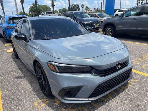 Morning Mist Metallic 2023 Honda Civic Sport