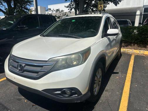 White Diamond Pearl 2014 Honda CR-V EX-L