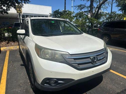 White Diamond Pearl 2014 Honda CR-V EX-L