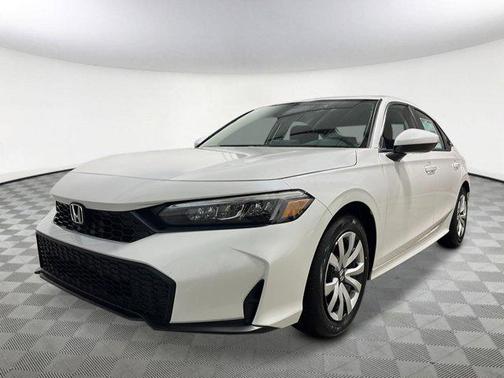 Platinum White Pearl 2026 Honda Civic LX