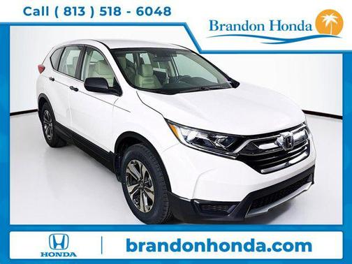 White 2019 Honda CR-V LX