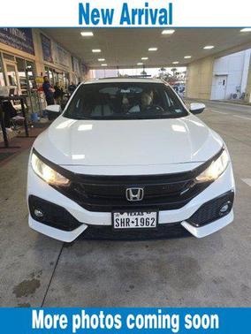 White 2017 Honda Civic EX