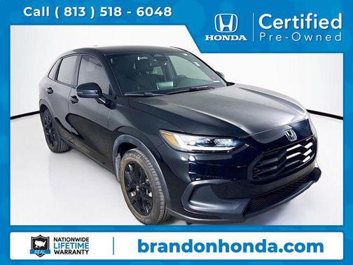 Crystal Black Pearl 2023 Honda HR-V 2WD Sport