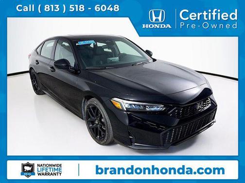 Black 2026 Honda Civic Hybrid Sport