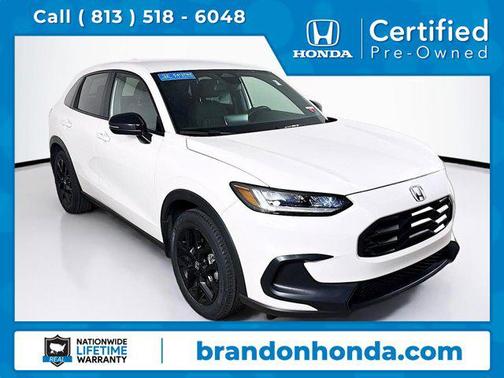 White 2024 Honda HR-V Sport