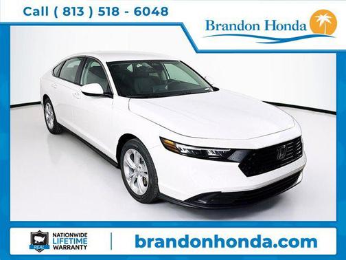 Platinum White Pearl 2026 Honda Accord LX 1.5T