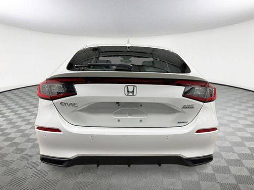 Platinum White Pearl 2026 Honda Civic Hybrid Sport Touring