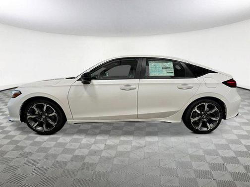 Platinum White Pearl 2026 Honda Civic Hybrid Sport Touring