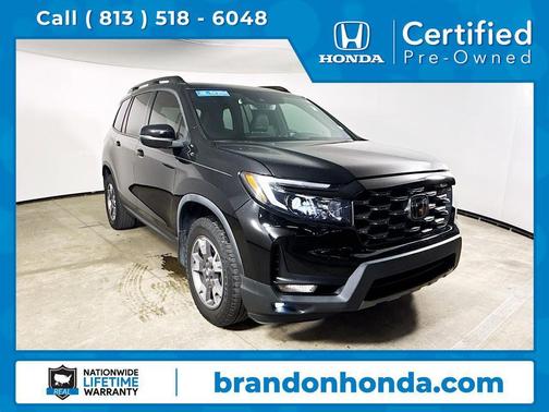 Black 2023 Honda Passport AWD TrailSport
