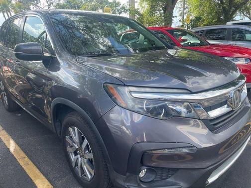 Gray 2021 Honda Pilot 2WD EX
