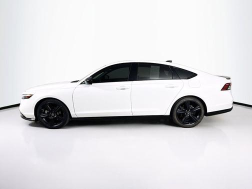 White 2023 Honda Accord Hybrid Sport-L