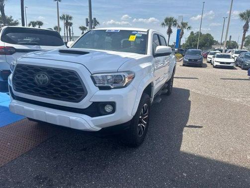 Super White 2021 Toyota Tacoma TRD Sport
