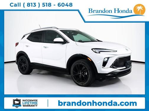 Summit White 2024 Buick Encore GX Sport Touring