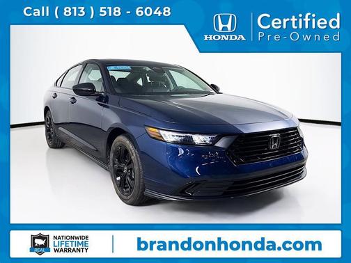 Blue 2025 Honda Accord SE