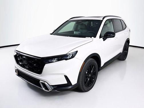 Platinum White Pearl 2026 Honda CR-V Hybrid Sport Touring AWD