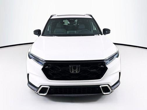 Platinum White Pearl 2026 Honda CR-V Hybrid Sport Touring AWD