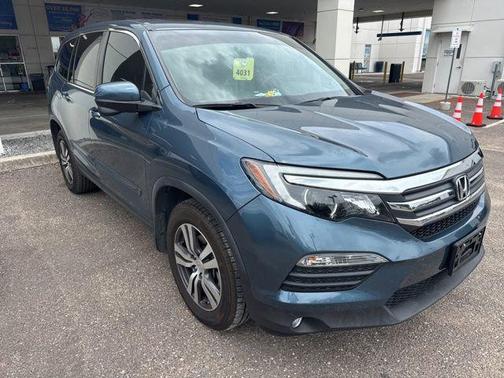 Blue 2017 Honda Pilot EX-L