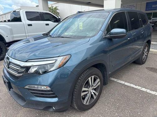 Blue 2017 Honda Pilot EX-L