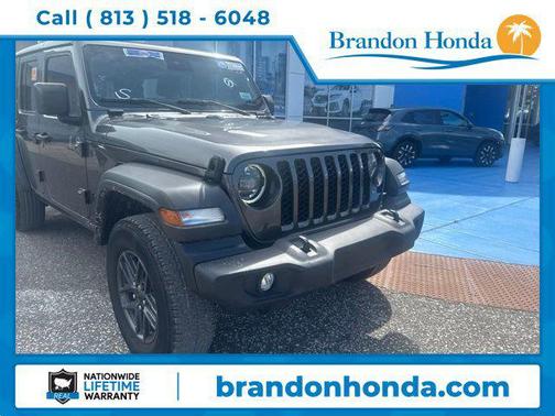 Crystal Metallic 2024 Jeep Wrangler Sport S