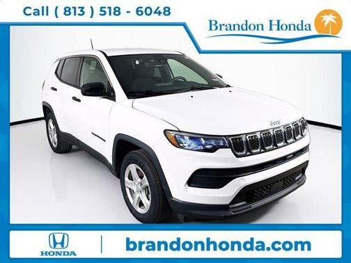 Bright White Clearcoat 2023 Jeep Compass Sport