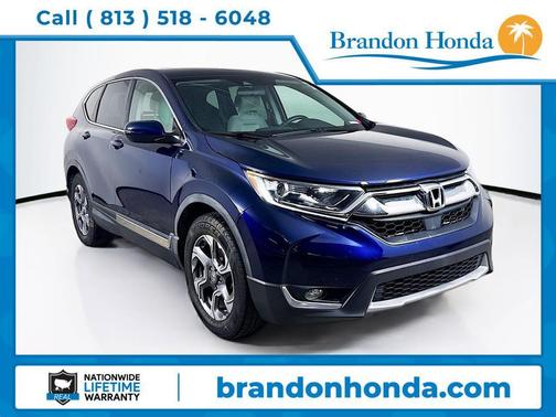 Obsidian Blue Pearl 2019 Honda CR-V EX