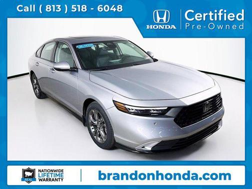 Silver 2023 Honda Accord Hybrid EX-L