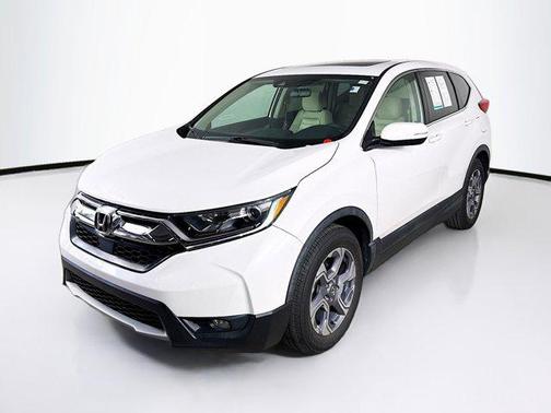 White 2019 Honda CR-V EX