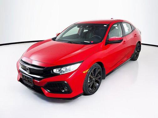 Red 2019 Honda Civic Sport