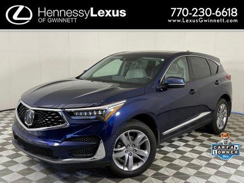 Fathom Blue Pearl 2019 Acura RDX Advance Package