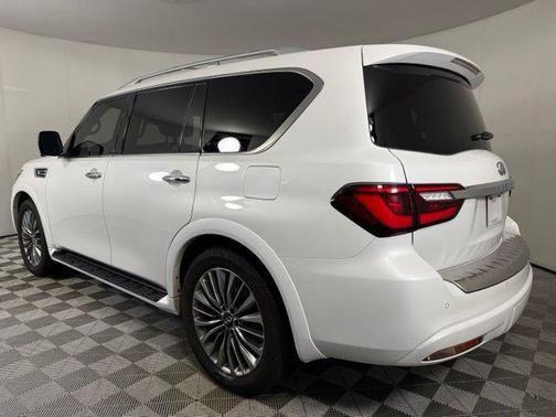 Moonstone White 2021 INFINITI QX80 SENSORY