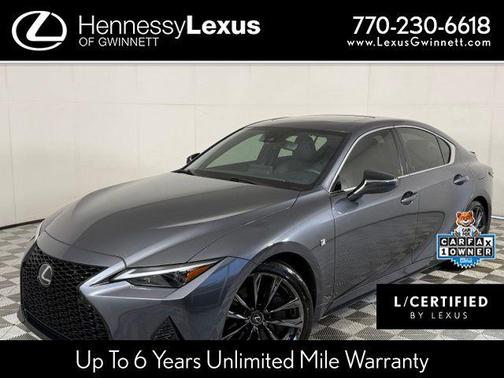 Gray 2024 Lexus IS 350 Base