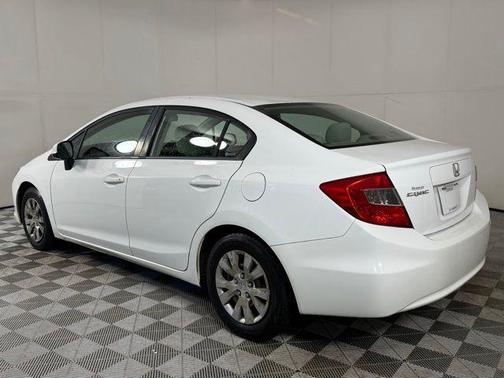 Taffeta White 2012 Honda Civic LX