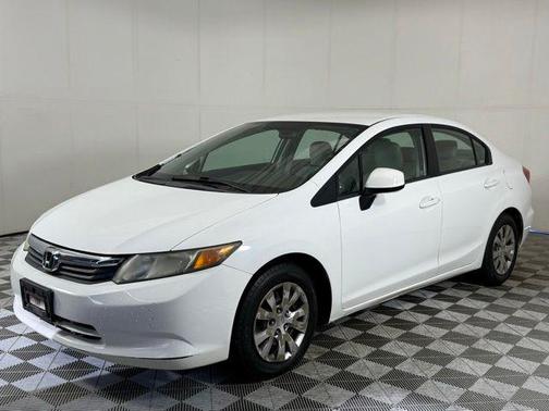 Taffeta White 2012 Honda Civic LX