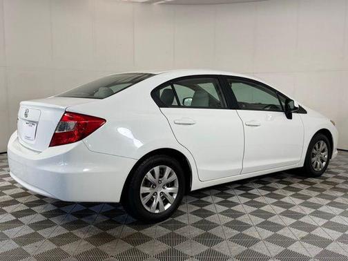 Taffeta White 2012 Honda Civic LX