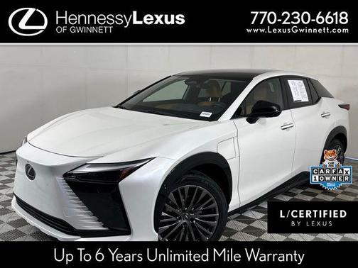 White Pearl 2023 Lexus RZ 450e Luxury
