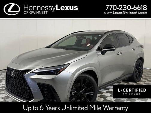 Atomic Silver 2024 Lexus NX 450h+ F SPORT Handling