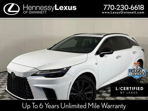 Ultra White 2024 Lexus RX 350 F SPORT Handling